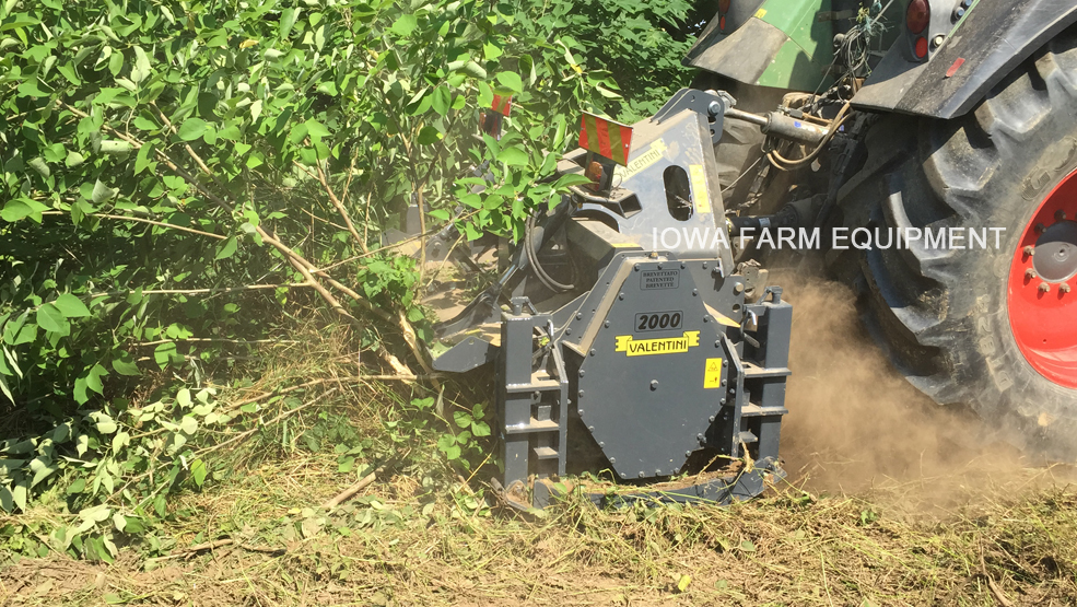 Valentini Tractor Three Point Forestry Mulcher